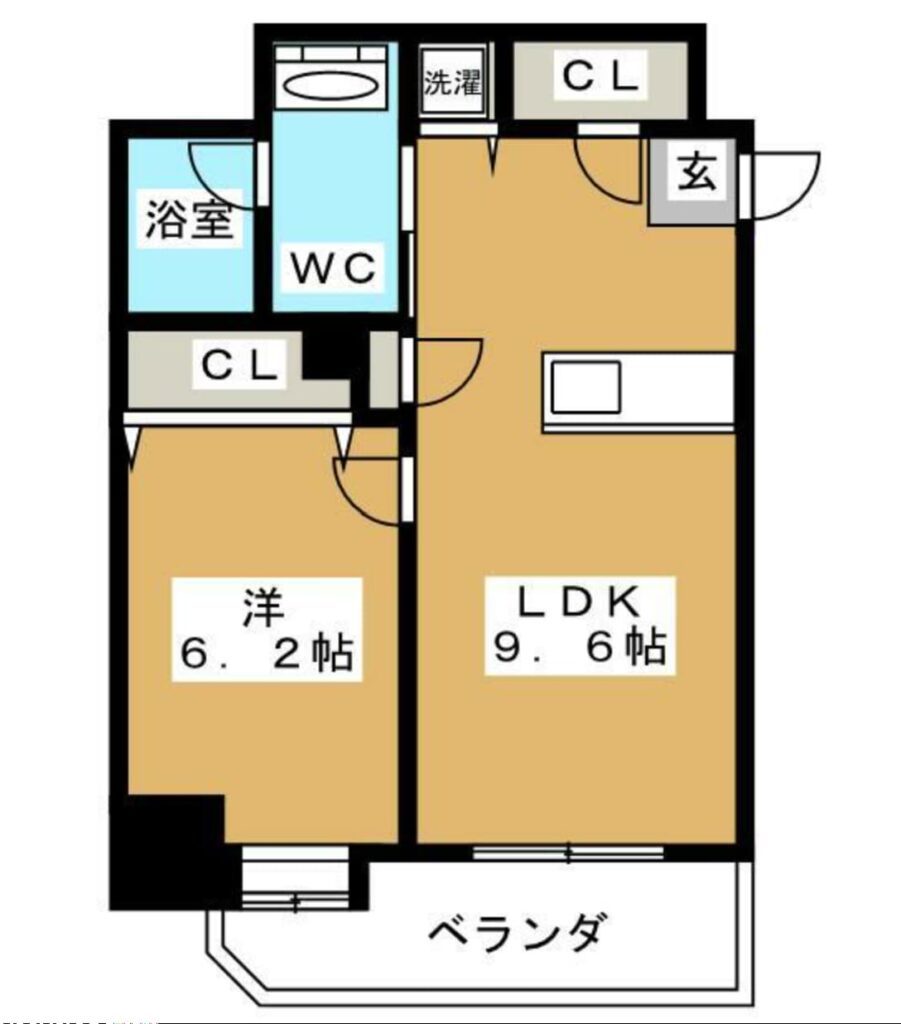 일본 1LDK 집구조